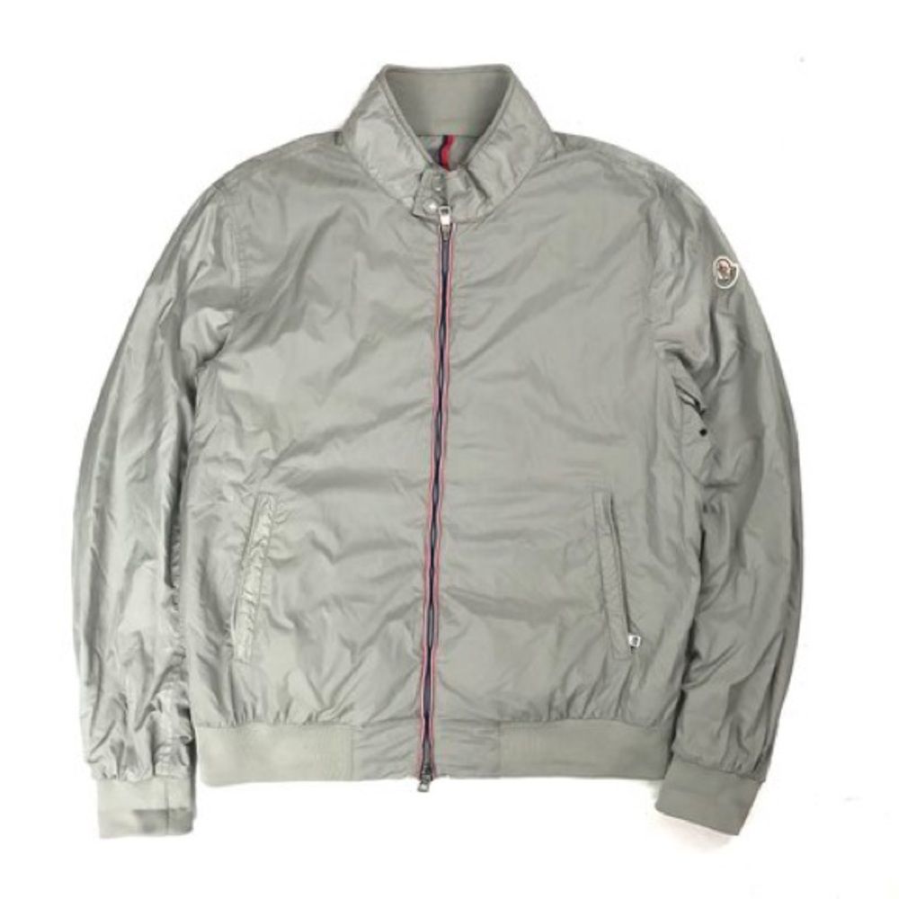 RARE mens Moncler Darlan Grey Bomber Jacket Sz 6/L